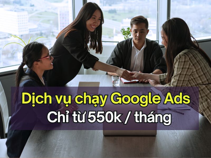 Dich vu chay quang cao Google Ads Len Top 1 chi 550k thang